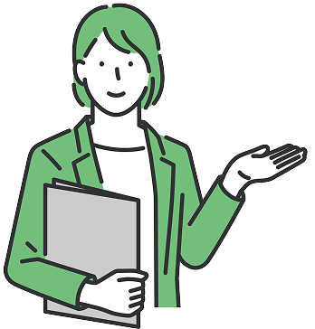 女性講師のイラスト